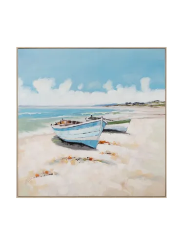 image LAND, image LAND Gemälde Boote am Strand  | Schubiger Möbel