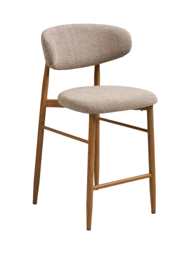 House Nordic, HOUSE NORDIC Barhocker LEVANTO metall sand