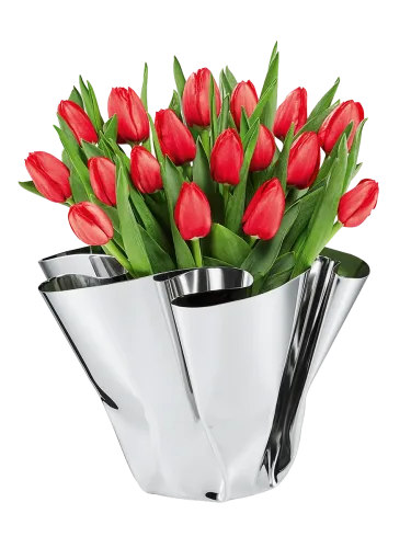 Philippi - MARGEAUX Vase, One Size, Silber