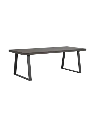 Ausziehbarer Esstisch „Brooklyn“ aus massiver Eiche, 220-320 x 95 cm - Dunkelbraun Rowico