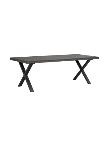Rowico, Ausziehbarer Esstisch „Brooklyn“ aus massiver Eiche, 220-320 x 95 cm - Dunkelbraun Rowico