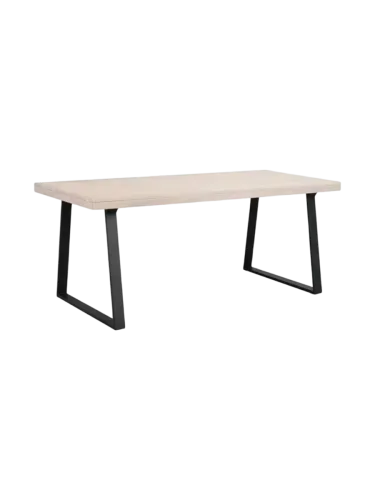 Ausziehbarer Esstisch „Brooklyn“ aus massiver Eiche, 170-270 x 95 cm - Eiche hell Rowico