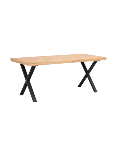 Rowico, Ausziehbarer Esstisch „Brooklyn“ aus massiver Eiche, 170-270 x 95 cm - Eiche hell Rowico