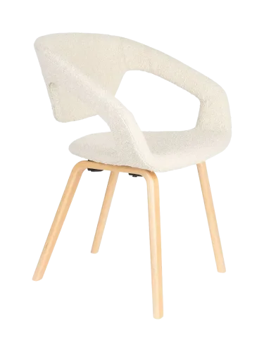 Design Stuhl „Flexback“ mit Armlehnen Zuiver
