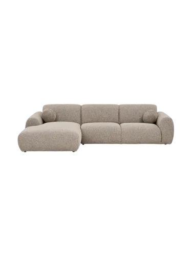 4-Sitzer Design Ecksofa „Clyde“ Olivgrün Chosen by Bloomingloft