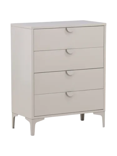 Venture Home, Venture Home Schubkastenkommode "Piring, hohe Kommode aus Stahl, 4 Schubladen, Höhe 98 cm" Schubladenkommode, Pulverbeschichtung, hoch, anspruchsvoll, modern