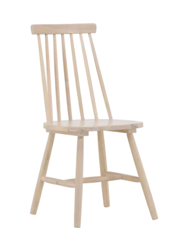 LIVIQUE, Stuhl 2er-Set Kobula Braun Holz B 43 cm - Farbe: Hellbraun - Material: Gummibaum - Stuhl 2er-Set