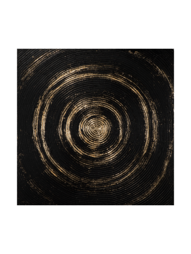 image LAND, image LAND Bild Elegantes Mandala Schwarz-Gold Mehrfarbig | Schubiger Möbel