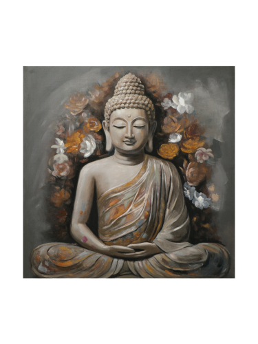 image LAND, image LAND Gemälde Flowered Buddha  | Schubiger Möbel