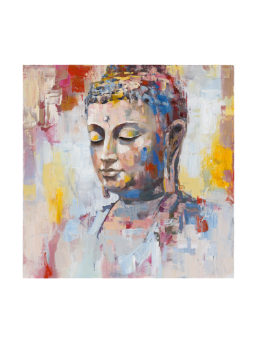 image LAND, image LAND Bild Farbreflektion Buddha Mehrfarbig | Schubiger Möbel