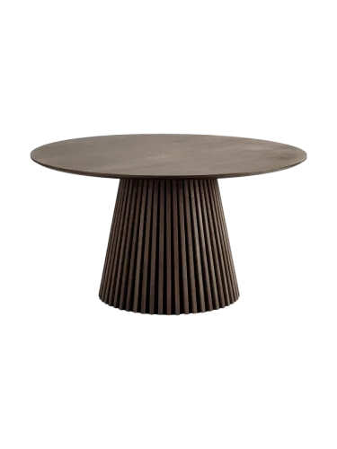 House Nordic, HOUSE NORDIC Tisch OSAKA 140x140x75cm rotbraun