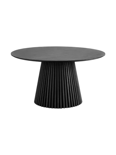 House Nordic, HOUSE NORDIC Tisch OSAKA 140x140x75cm schwarz