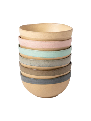 Handgefertigter Latte Schalen „Arenito“ ,6er-Set Costa Nova