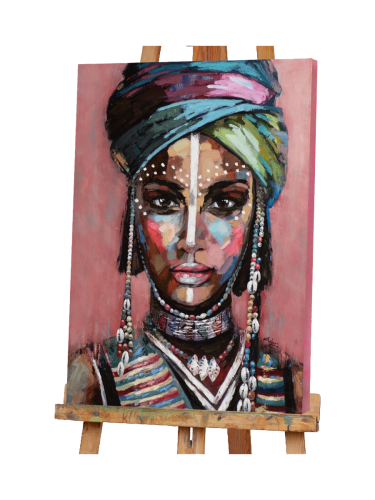 image LAND, image LAND Bild Wüstenfrau mit Turban 60x90 cm  | Schubiger Möbel