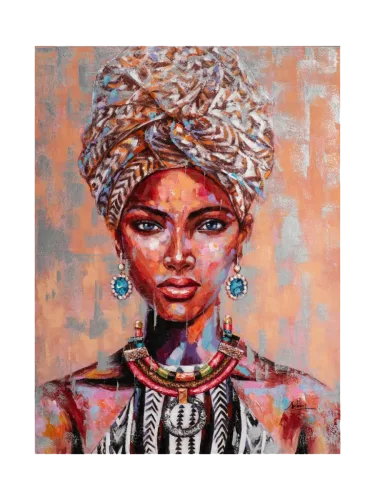 image LAND, image LAND Bild Afrikanische Schönheit mit Turban  | Schubiger Möbel