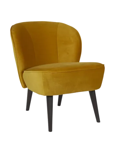 mutoni - Sessel Sara Velvet ocker, One Size
