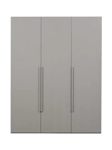 mutoni - Schrank Rens 3-türig kieselgrau 165x210, One Size