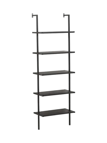 LIVIQUE, Regal Altus Schwarz Stahl B 60 H 183 cm - Regal
