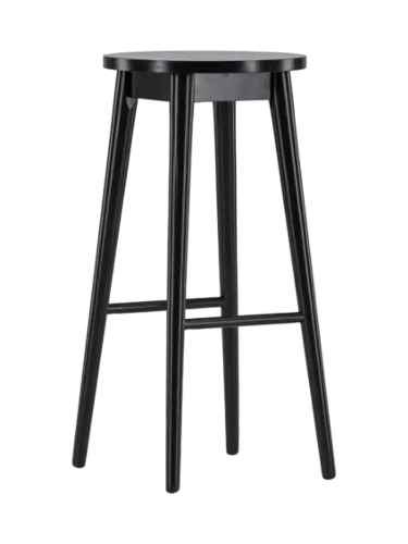 LIVIQUE, Barhocker 2er-Set Melba Schwarz B 36 cm - Barhocker 2er-Set