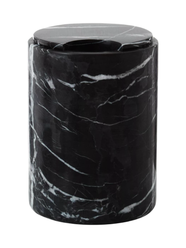 FIFTY FIVE SOUTH, Edler Weinkühler „Salmo“ aus Marmor, Schwarz FIFTY FIVE SOUTH