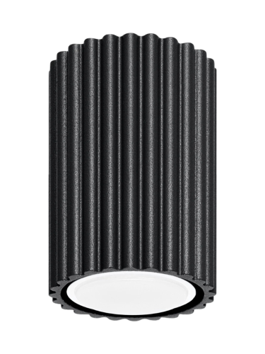 Sollux Lighting, Deckenlampe Karbon SOLLUX LIGHTING, dimmbar, schwarz, für Wohn- / Esszimmer, Aluminium, Modern, Deckenlampe