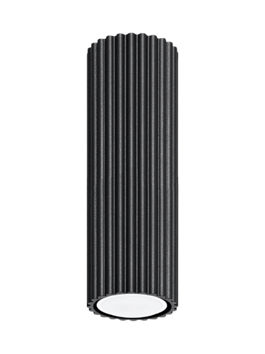 Sollux Lighting, Deckenlampe Karbon SOLLUX LIGHTING, dimmbar, schwarz, für Wohn- / Esszimmer, Aluminium, Modern, Deckenlampe