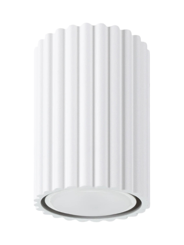 Sollux Lighting, Deckenlampe Karbon SOLLUX LIGHTING, dimmbar, weiß / opal, für Wohn- / Esszimmer, Aluminium, Modern, Deckenlampe