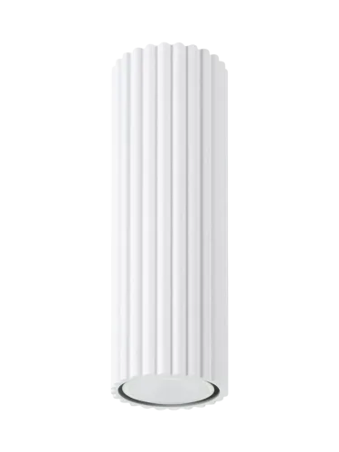 Sollux Lighting, Deckenlampe Karbon SOLLUX LIGHTING, dimmbar, weiß / opal, für Wohn- / Esszimmer, Aluminium, Modern, Deckenlampe
