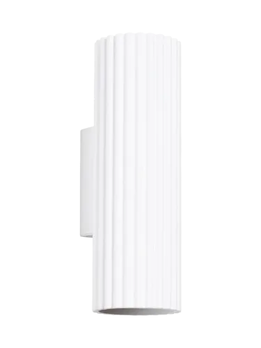 Sollux Lighting, Wandlampe Karbon SOLLUX LIGHTING, dimmbar, weiß / opal, für Wohn- / Esszimmer, Aluminium, Modern, Wandleuchte, Wandlampe Innen