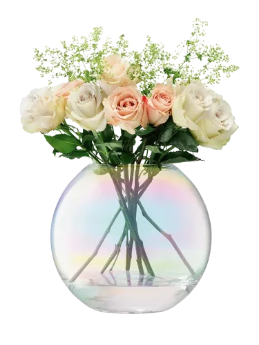 Handgefertigte Design Vase „Pearl“, verschiedene Grössen LSA International