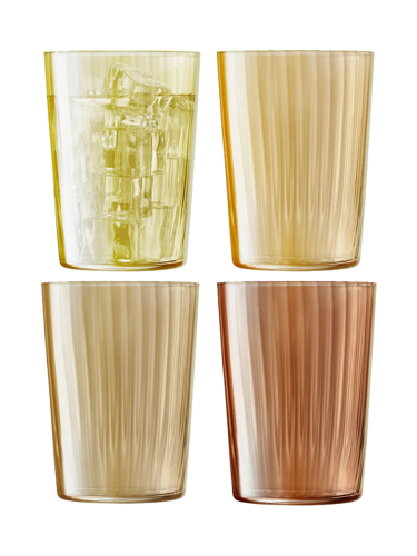 LSA International, LSA International Kelch-Set Gems Braun Glas 0.56 l - Farbe: Bernstein - Kelch-Set