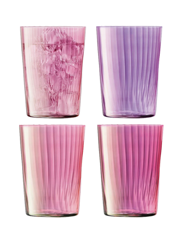 LSA International, LSA International Kelch-Set Gems Rot Glas 0.56 l - Farbe: dunkelrot - Kelch-Set