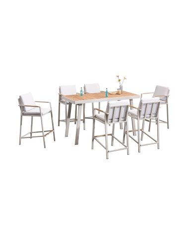 Premium Outdoor Bar-Set „Nofi“ 6+1 Higold