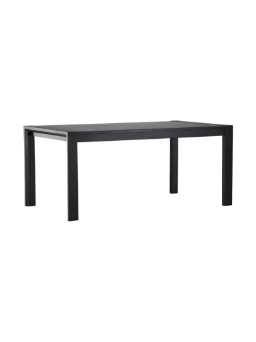 LIVIQUE, Esstisch Slade Schwarz Holz B 170 cm - Material: Eiche - Esstisch