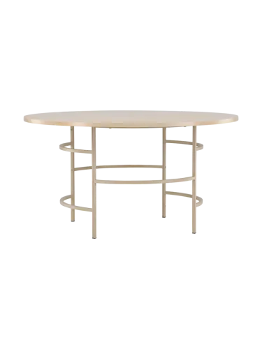 Runder Design Esstisch „Copenhagen“ Ø 140 cm Natural VE DESIGN