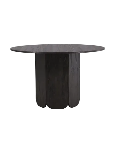 LIVIQUE, Esstisch Takle Schwarz MDF B 120 cm - Esstisch
