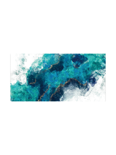 image LAND, image LAND Digitaldruck auf Glas Abstrakt in Grau und Gold Gelb | Schubiger Möbel