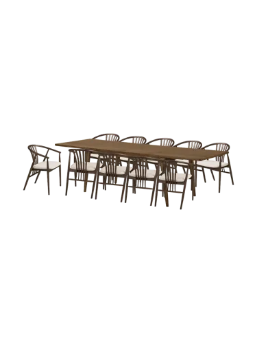 CONFORAMA, Set Tisch und 10 Stühle HOUSE NORDIC DARWIN