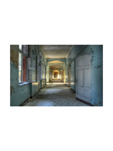 Acrylglasbild „Lost Place Flur“ 120 x 80 cm Crea Collection