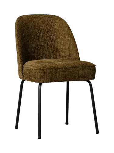 mutoni - Esszimmerstuhl Vogue Struktursamt brass, One Size