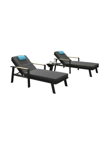 Higold, 3-teiliges Premium Gartenliege-Set „Nofi“ Higold