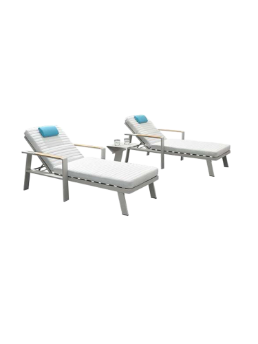 3-teiliges Premium Gartenliege-Set „Nofi“ Higold