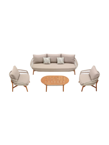 4-teiliges Premium Gartenlounge-Set „Vasca“ - 5 Sitzplätze Higold