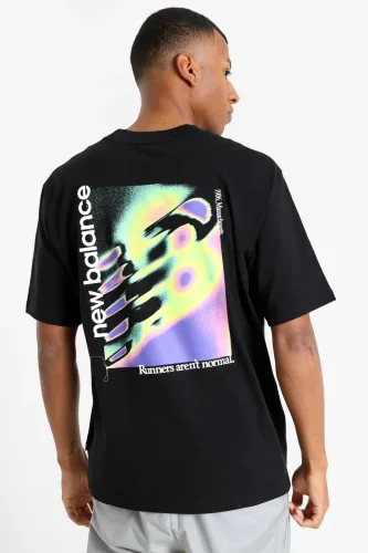 New Balance T-Shirt - Black S Herren