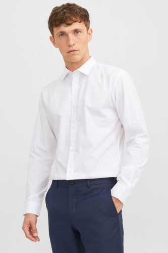 Jack & Jones, Jack & Jones - Hemd, langarm, für Herren, Weiss, Größe S