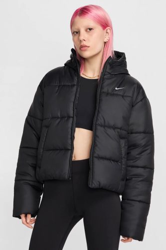 Nike Oversized Pufferjacke - Black M Damen