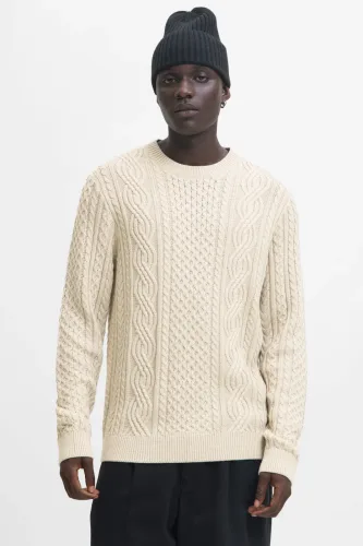 Jack & Jones, Jack & Jones Strickpullover "JPRBLUSEAN KNIT CABLE CREW NECK SN"