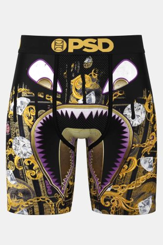 PSD Underwear, PSD Underwear Boxershorts - Black + Gold L Herren
