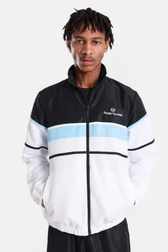 Sergio Tacchini Scorpione Trainingsjacke - Black + Baltic Sea S Herren