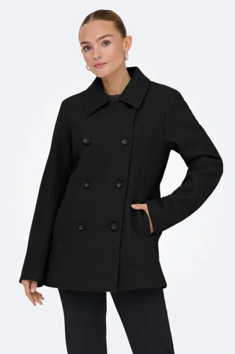 Only ONLBLAKE Mantel - Black S Damen